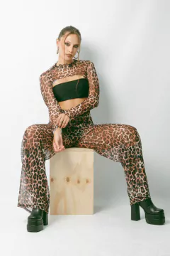 WIDE LEG TUL WILD en internet