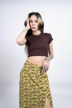 FALDA MIDI OLIVIA - TIENDA FLUO