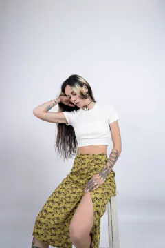 FALDA MIDI OLIVIA - tienda online