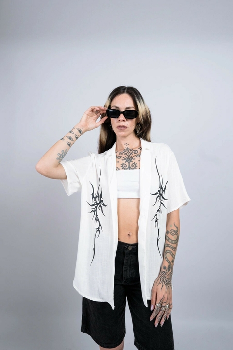 CAMISA TORMENTA BLANCO - comprar online