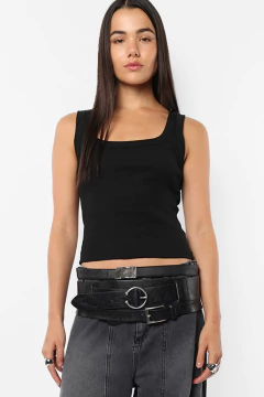 TOP SENEGAL NEGRO - TIENDA FLUO