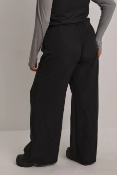 PANTALON SASTRERO MONACO NEGRO - comprar online