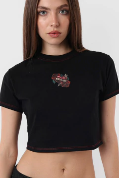 BABY TEE ARROWED NEGRA - comprar online