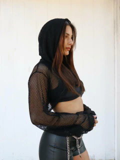 MANGAS DE RED CON CAPUCHA - tienda online