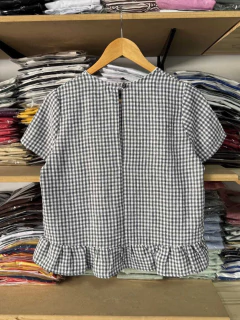 Imagen de BLUSA FRENCH NEGRA Y BLANCA