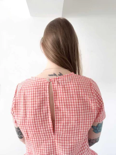 BLUSA FRENCH ROJA Y BLANCA en internet