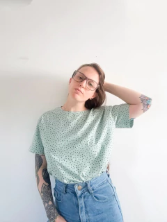 REMERA COCO LUNAR VERDE en internet