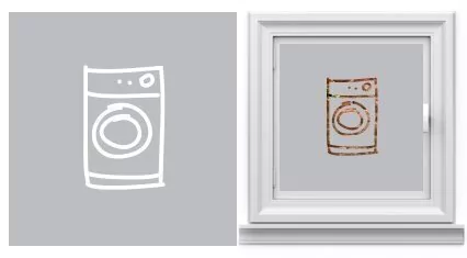 Vinilo Esmerilado Loundry