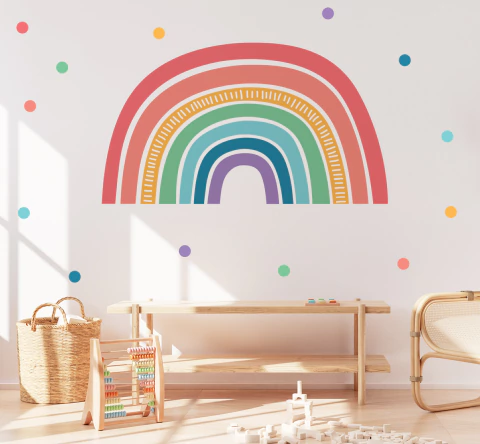 Vinilo Arcoiris multicolor