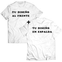 Diseño personalizado FRENTE y ESPALDA - comprar online