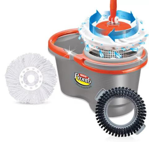 Turbo Matic + 2 Mopas de Pelo Largo + Cepillo accesorio DE REGALO!