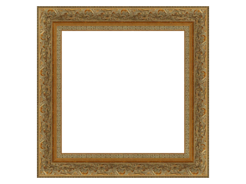 Moldura Madeira Entalhada Clássica - Moldura Dourada - Quadros na Decoração na internet