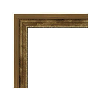 Moldura de Madeira Dourada - Quadro Decorativo - Moldura com Detalhe - comprar online