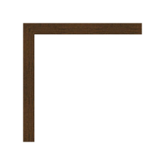 Moldura de Madeira - Moldura Madeira Escura Para Quadro