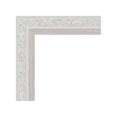 Moldura de Madeira Provençal - Moldura Branca - Sob Medida