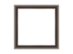 Moldura de Madeira Prata e Preta - Quadro Decorativo - comprar online