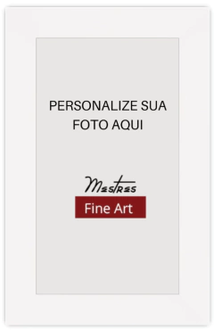 Moldura de Madeira Branca - Quadro Decorativo - Sob Medida na internet
