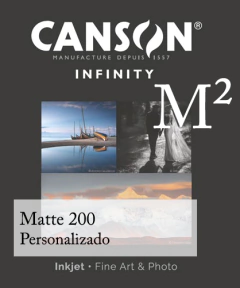 Impressão M² e Personalizado - Canson® Infinity Matte 200 - Papel Fotográfico - Fosco Liso na internet