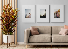 O Trio Na Vertical - Gallery Wall - Fotografia - 170x72cm na internet