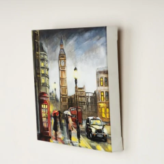 Canvas Borda Branca (Esticado no Chassis) - Personalizado