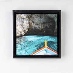 Moldura Canaleta com tecido Canvas