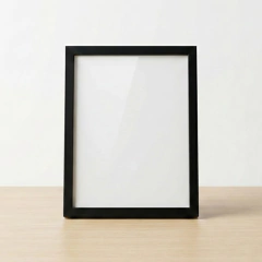 Porta Retrato Personalizado de Madeira | Com Vidro Cristal e Opção Fine Art - comprar online