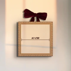 Kit Mini Quadros Clássicos Personalizados para Árvore de Natal