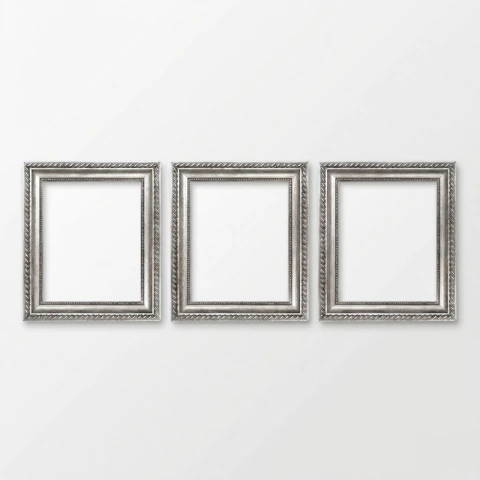 Trio de Quadros 120x80 cm | Kit Completo com Vidro e Impressão Fine Art - comprar online