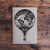 cuaderno globo mapa gris