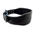 CINTURON DOBLE HEBILLA CUERO 7mm COLOR NEGRO - Disfit