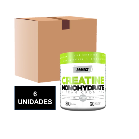 CREATINA MONOHIDRATO STAR NUTRITION (300 GR) - CAJA 6 UNIDADES