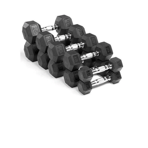 MANCUERNA HEXAGONAL DE CAUCHO (el par)