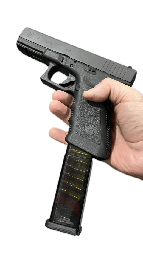 ETS Cargador GLOCK Cal. 9mm de 32 Tiros MADE IN USA