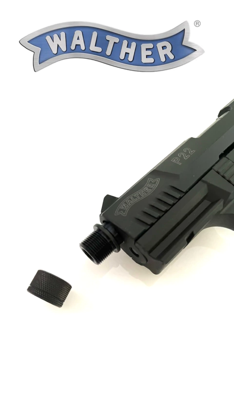 WALTHER Adaptador de Rosca Pistola WALTHER P22