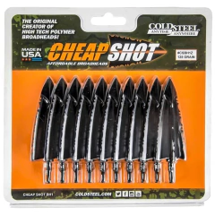 COLD STEEL CHEAP SHOT PUNTAS DE FLECHA DE CAZA 125GR PACK X 10 UNIDADES