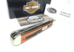HARLEY DAVIDSON Navaja TRAPPER G10 ORANGE by Case Usa 52167 MADE IN USA