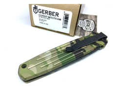 GERBER Navaja Automatica COVERT Camo Multicam MADE IN USA