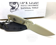 DPX Cuchillo Bushcfraft Rowen Dpx Hest Tan Original MADE IN USA