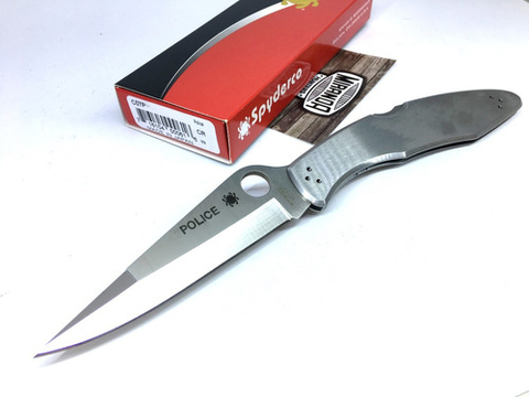 SPYDERCO Navaja C07P POLICE VG-10 Japan ORIGINAL