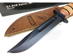 KA-BAR Cuchillo 1250 SHORT USMC Original MADE IN USA