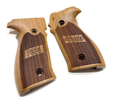 SIG SAUER Cachas Pistola P226 De Nogal Logo Grabado Laser