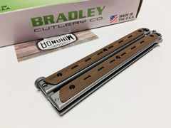 BRADLEY Navaja Mariposa Balisong KIMURA Coyote MADE IN USA