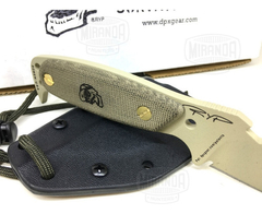DPX Cuchillo Bushcfraft Rowen Dpx Hest Tan Original MADE IN USA