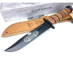 KA-BAR Cuchillo 9190 120 Aniversario US ARMY Original MADE IN USA