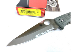 SPYDERCO Navaja ENDURA C10PSFG Filo Combinado Foliage Green VG10 MADE IN JAPAN