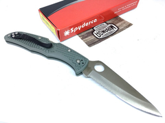 SPYDERCO Navaja ENDURA C10PSFG Filo Combinado Foliage Green VG10 MADE IN JAPAN