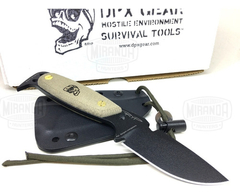 DPX Cuchillo Bushcfraft Rowen Dpx Hest Black Original MADE IN USA