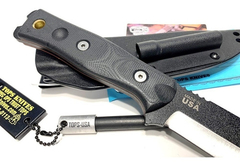 TOPS Cuchillo Fieldcraft Bob Bushcraft G-10 MADE IN USA
