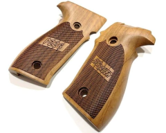 SIG SAUER Cachas Pistola P226 De Nogal Logo Grabado Laser