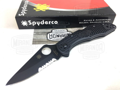 SPYDERCO Navaja C11PSBBK DELICA Black VG10 MADE IN JAPAN